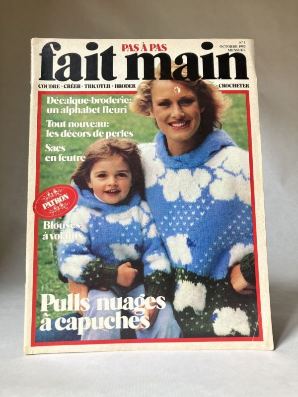 revue de modèles et patrons de tricots vintage, 80's