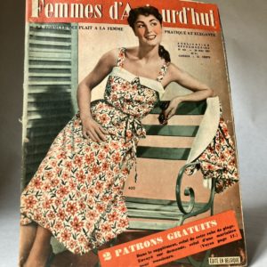 revue ancienne de modèles de tricot, vintage 50's
