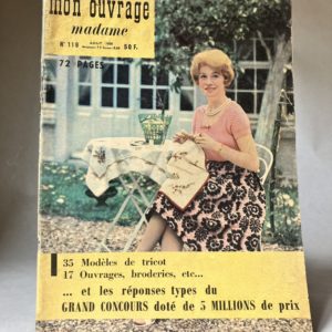 magazine vintage 50's de modèles et patrons anciens