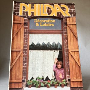 magazine Phildar de modèles de tricot vintage pour la décoration et les loisirs