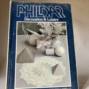 magazine Phildar, modèles vintage tricot crochet pour la décoration intérieure