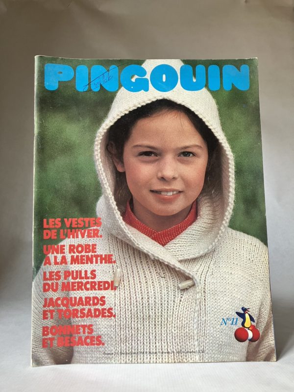 Magazine de modèles et patrons de tricot pingouin