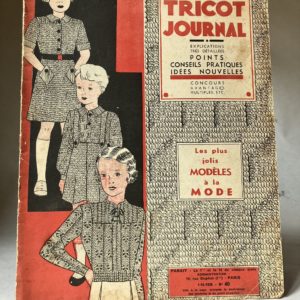 revue vintage Tricot Journal années 30
